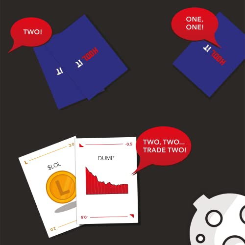 Hodl It First Edition - Card Games For Adults Teens & Kids - Fun Family Games - A Frenzy Trading Card Game, Multicolor #TOP1