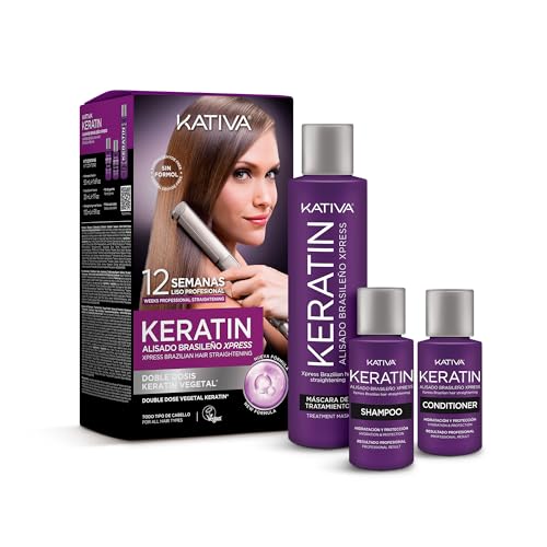 Kativa Kit lisciante brasiliano XPRESS (confezione italiana)