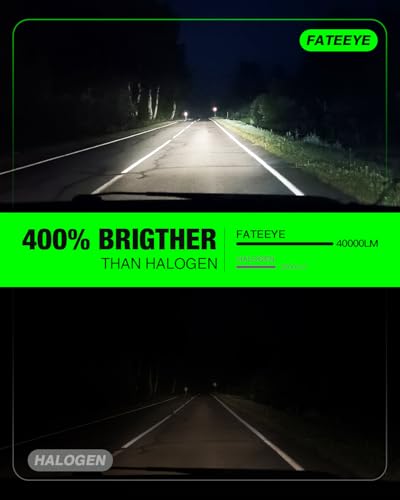 Image of H11 9005 LED Light Bulbs 40000LM 6500K High Beam Low Beam Bulb LED Fog Light Kit, 1:1 Size, Plug and Play, Fog Bulbs