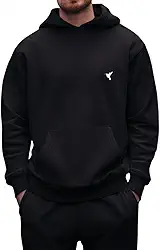 Moletom Masculino Flanelado Blusa De Frio Com Capuz Estampa Neutra