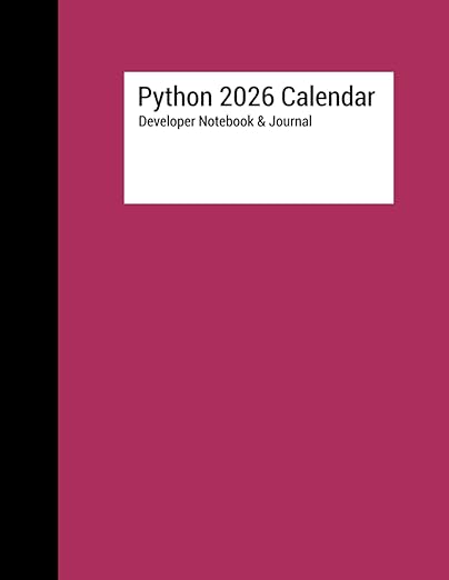 Python 2026 Calendar: Developer Notebook & Journal: Harrison, Matt ...