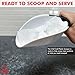 Chef Craft Select Plastic Scoop, 1 Cup, White