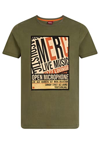 Merc of London Lenham Maglietta, Salvia Scura, L