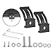 2 Pcs Mounting Brackets for LED Pods Universal Brackets Adjustable Base Brackets for LED Pods Light Bar