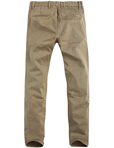 Image of Match Mens Regular-Fit Casual Flat Front Chino Pants