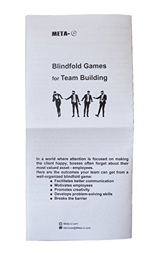Meta-U 100 Pcs Wholesale Eye Mask With Instruction Of Blindfold Games- Group Activity Organizer’s Best Choice #TOP6