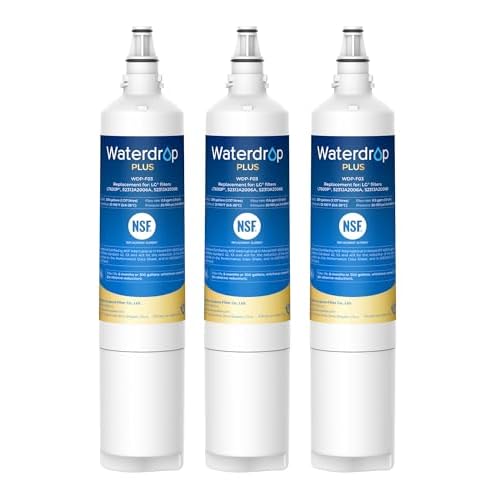Waterdrop Plus 5231JA2006A NSF 401&53 Certified, Replacement for LG® LT600P®, KENMORE® 9990, 46-9990, WFC2001, LFX25960ST, rwf1000a Refrigerator Wa