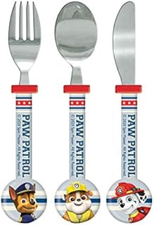 Spearmark Paw Patrol Teamwork Children's Kids 3pcs Cutlery Set, Knife/Fork/Spoon