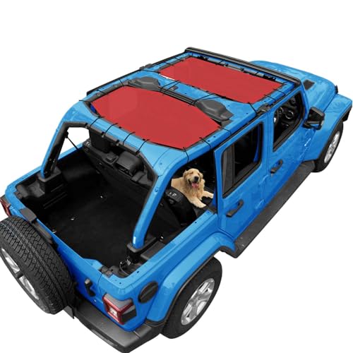 Coverspec JL Top Sun Shade Roof Compatible with Jeep Wrangler