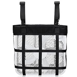 Box Fan Bag,Classic Horse Stall Fan Holder for 20″×20″ Box Fan, Hanging Web Box Fan Carrier for Horse Stall, Barn, or RV