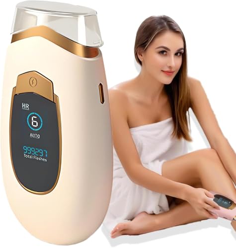 2025 Nuevo Depiladora por luz pulsada, 2 en 1, para mujer y hombre, depilación de cara, cuerpo y zona de bikini, tecnología avanzada para resultados duraderos (D)