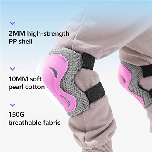 Kids Bike Helmet Set,CPSC Certified with Knee Elbow Wrist