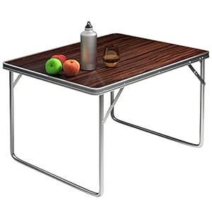 Casaria Opvouwbare Kampeer Tafel Tuin Meubilair Eettafel 80 x 60 x 70 cm