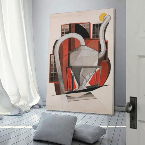 Póster de Charles Demuth de estilo precisionista mecánico en pergamino de 20x30 cm 3