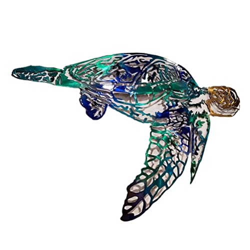 Décoration Murale des Voiliers Métalliques, Sailfish De Métal Sailfish Tortues De Mer Jalace Beach Art Mural, Sculpture Murale en Métal Sculpture De Sculpture, Décoration De La Maison Moderne