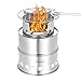 TOMSHOO Camping Stove Camp Wood Stove Portable Foldable Stainless Steel Burning Backpacking Stove for Outdoor Hiking Picnic BBQ-Upgraded Version