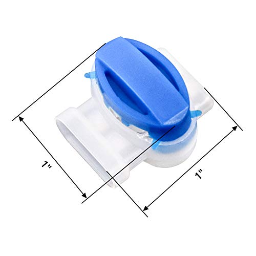 Qwork DG3491 50 Pack 3 Wire Connectors Electrical Idc 314-Box Pigtail Connectors thumb #1