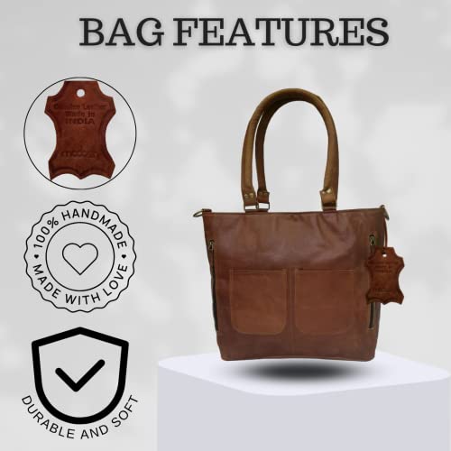 Bolso casual de mujer de cuero genuino Madosh miniatura 4