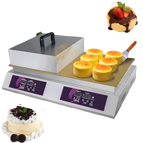 HuanSebesity Macchina Commerciale per Preparare Pancake E Muffin,Dispositivo Elettrico con