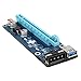 Kolink PCI-E x1 auf x16 Tarjeta Riser Potencia Minería/Render-Kit - 60cm
