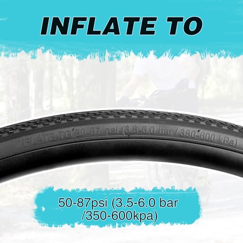 ZUKKA 700C Bike Tires 700×28C/32C/ 35CRoad Bike Tire with 2