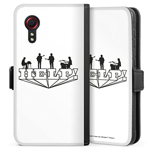 Etui Compatible avec Samsung Galaxy XCover 5 EE Etui Folio Etui magnetique The Beatles Help! Rock ‘n’ Roll - Les Beatles, Paul McCartney, John Lennon, RIngo Starr, George Harrison Etui Compatible avec Samsung Galaxy XCover 5 EE Etui Folio Etui magnetique The Beatles Help! Rock 'n' Roll