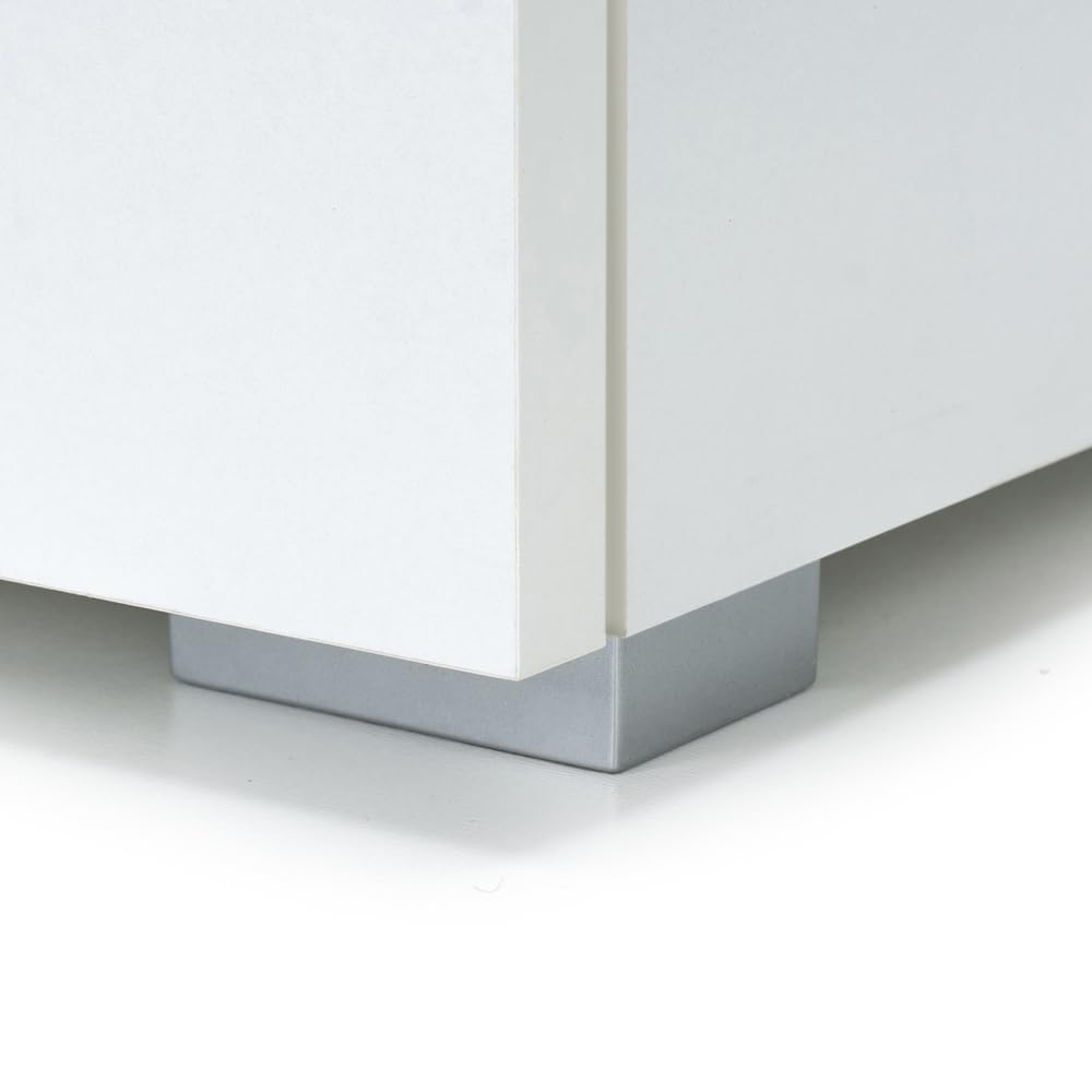 Casaria® Kommode mit 2 Türen 77x60x30 cm Holz Modern höhenverstellbarer Einlegeboden Schlafzimmer Büro Flur Mehrzweckschrank Aktenschrank Schrank Weiß