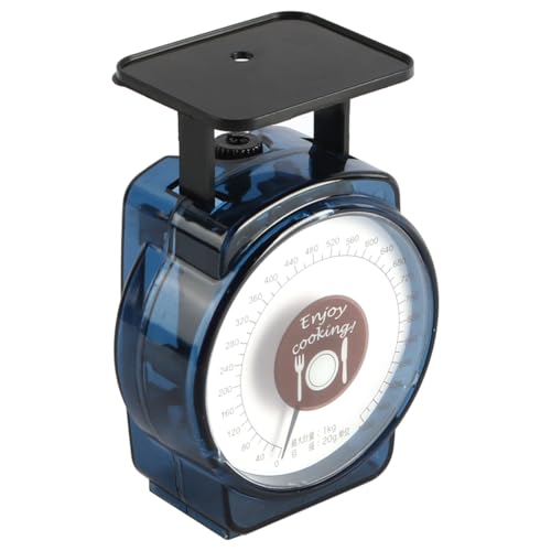 Miniatura 3 de Ieron Mini Báscula De Cocina Mecánica De 1 Kg De Capacidad, Báscula Para Pesar Alimentos Y Hornear Para Uso Doméstico, Medición De Precisión, Esfera De Fácil Lectura, Diseño Manual Para
