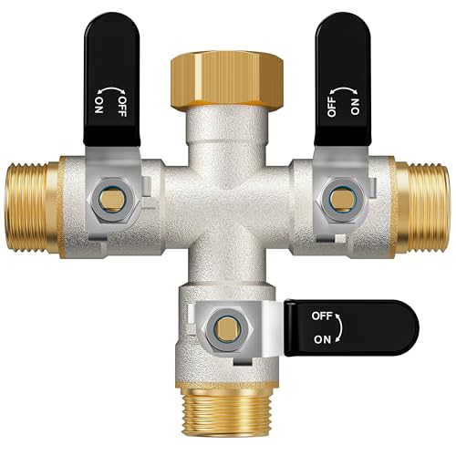 Distributeur d'eau à 3 voies à débit divisé dans trois directions - 2