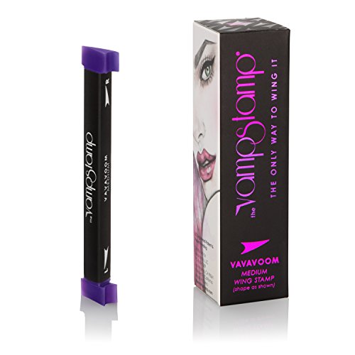 Vamp Stamp VaVaVoom Winged Eyeliner Stamp - Easy Cosmetic Applicator for Infallible Wings, Medium