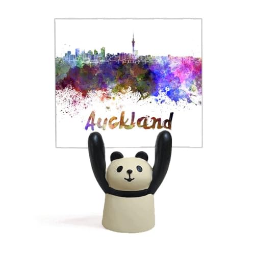 Support pour mémo aquarelle Auckland anti papiers volants panda