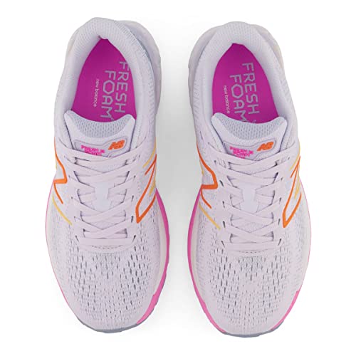 New Balance New Balance Women's Fresh Foam 880 V12 Running Shoe, Libra/Vibrant Pink, 11 Medium