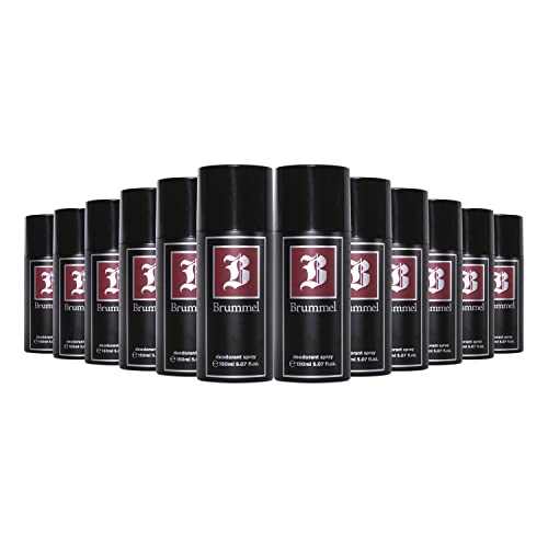 BRUMMEL - Clásica Pack de 12 x 150 ml, Desodorante Hombre Spray,...