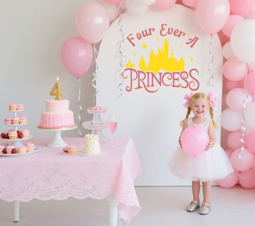 Vinilo Decorativo Four Ever a Princess para Fiesta miniatura 3