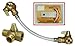 Camco 3-Way Valve Replacement for RV Winterization Water Heater by-Pass Kit - Heavy Duty Brass Construction - Provides Easy Non-Restricted Flow & Installs Easy (37463)