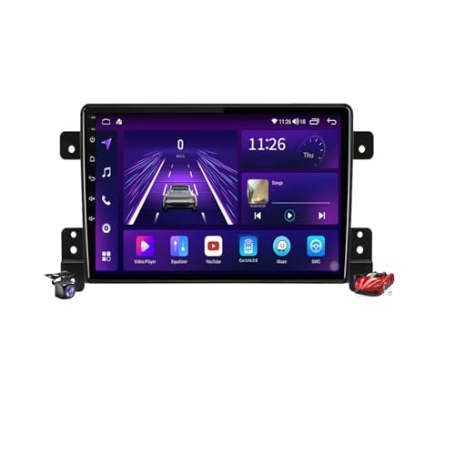 Radio 2 Din Android 15 para Suzuki Grand Vitara (2005-2015) con pantalla de 9 pulgadas y 4G