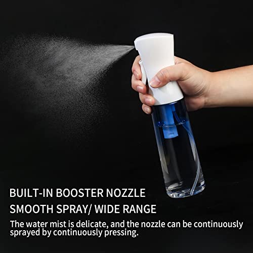Foto von HAOCHEN 2 Stk Sprühflaschen Haar, 300ml Wasserspray Bottles, Kontinuierliche Wasserzerstäuber Blumensprüher, Wasserflaschens, Wasser Sprüher für Haar Friseurbedarf, Pflanzen, Garten - Farbverlauf