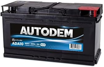 Autodem Start & Stop AGM ADA10 Battery 12V 80Ah 800A