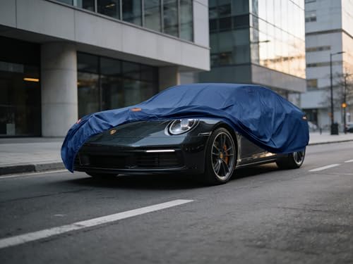 Image of Kaugung Custom Fit Car Cover for Porsche 911 Carrera (992, 991, 997, 996 Gen,Carrera /S / 4S), Waterproof All Weather Outdoor Protection, Breathable for Coupe, Cabriolet & Targa