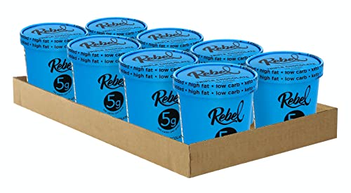 Rebel Ice Cream - Low Carb, Keto - Triple Chocolate (8 Count)
