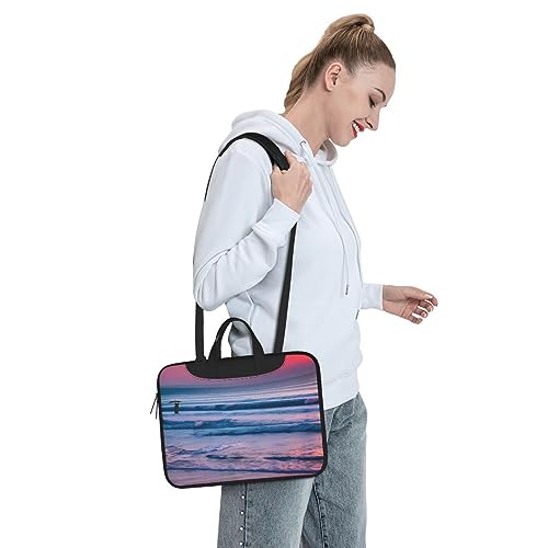 Sac ordinateur portable plage coucher de soleil grande capacité - 7