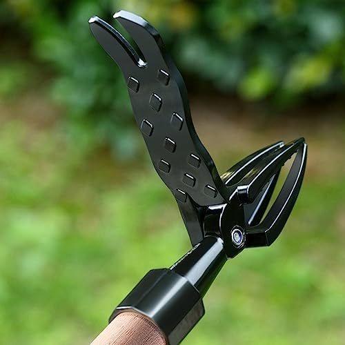 Désherbeur manuel pour stopper le mal de dos grâce au manche long robuste