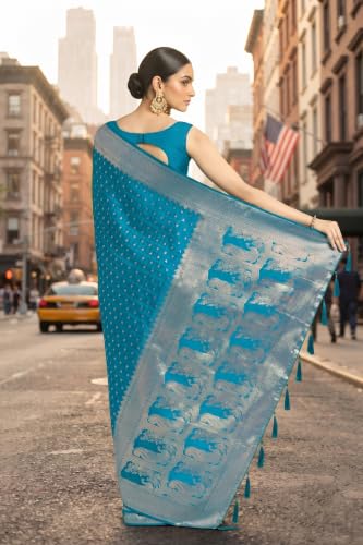 Monjolika Fashion kanjivaram silk saree in soft silk – image 5