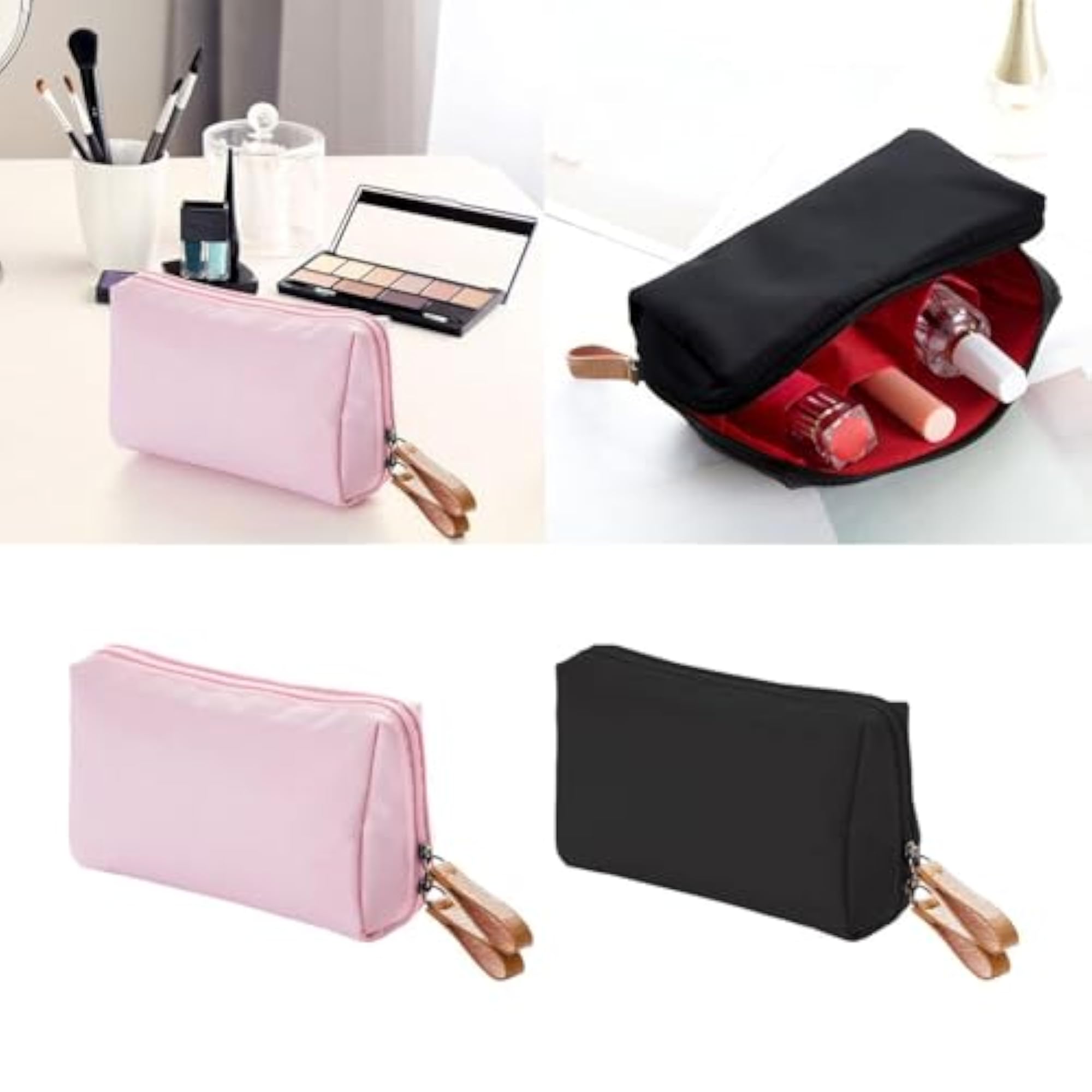 Lightweight Travel Makeup Bag, Cosmetic Organizer for Vanity