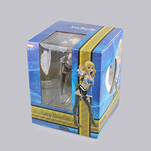 Kaiwenli Fairy Tail Series/Lucy Heartfilia Interchangeable Head/Animation Character Model/Pvc Material Image Static Statue/Otaku Favorite Collection/Accessories/Adult Toys #TOP6