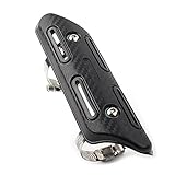 Zhisheng Motorcycle Exhaust Muffler Pipe Heat Shield Cover Heel Guard Protector ATV Go Karts Quads Universal for Suzuki, for HONDA, for Kawasaki, Husaberg, Sherco 4-Stroke Bikes ATVs, Black