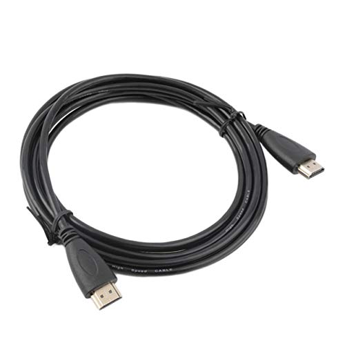 EdBerk74 Câble long 3m 10FT 1.4V mâle à HDMI mâle M/M pour 3DTV DVD HDTV couleur noir ultra mince et durable
