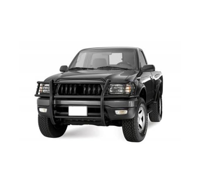 Image of Black Horse Grille brush Bumper Guard Modular Black Compatible with 2001-2004 Toyota Tacoma-17TO23MA
