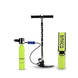 ✅ 【VERWENDEN SIE ES SICHERER】: SMACO-Tauchflaschen verwenden das spezielle nachfüllbare Design, um zu vermeiden, dass das Gerät zum Befüllen Ihrer Tanks auseinander genommen wird. Außerdem ist es mit einem Echtzeit-Manometer ausgestattet, mit dem der Divier die verbleibende Tauchzeit leicht erkennen kann. Selbst ein Anfänger kann sie sicher verwenden