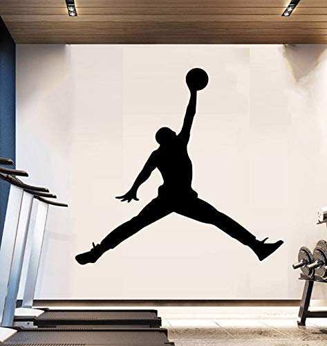 Michael Jordan Basketball Wandkunst Aufkleber Dekoration Mode Aufkleber Schlafzimmer Kinderzimmer Schlafzimmer Dekor Wand Gym Kunst Aufkleber 58 * 61Cm Cover